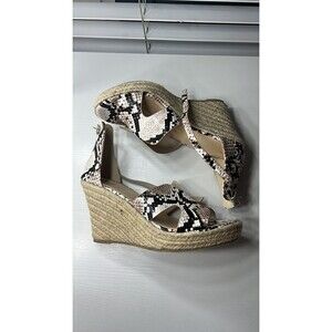 Brand New Yoki Wedge Shoes Leera - 12 StyleSnake Print 10 Inch Heel US Size 8,5
